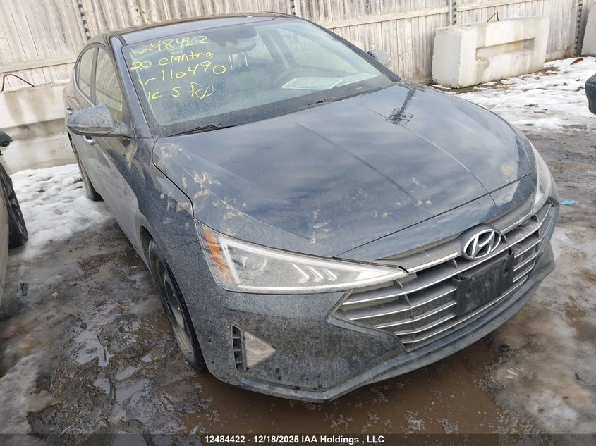 KMHD84LF7LU110490 2020 Hyundai Elantra Sel/Value/Limited auction photo 1