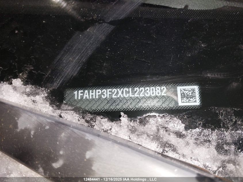 2012 Ford Focus Se VIN: 1FAHP3F2XCL223082 Lot: 12484441