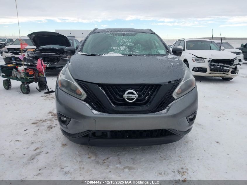 2018 Nissan Murano Midnight Edition/Platinum/Sl/Sv VIN: 5N1AZ2MH2JN121862 Lot: 12484442