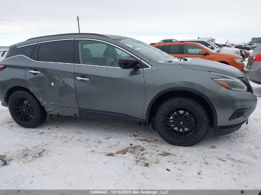 2018 Nissan Murano Midnight Edition/Platinum/Sl/Sv VIN: 5N1AZ2MH2JN121862 Lot: 12484442