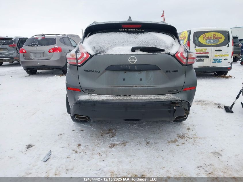 2018 Nissan Murano Midnight Edition/Platinum/Sl/Sv VIN: 5N1AZ2MH2JN121862 Lot: 12484442
