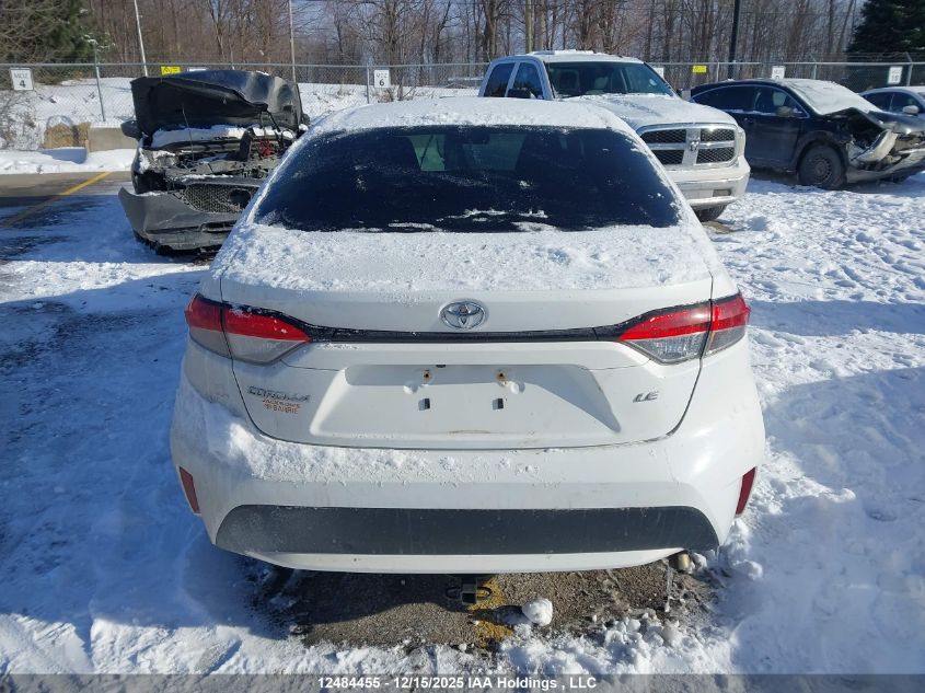 2020 Toyota Corolla Le VIN: 5YFBPRBE8LP003627 Lot: 12484455