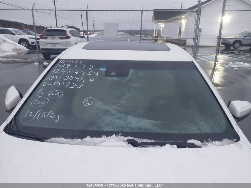 2017 Cadillac Cts Luxury VIN: 1G6AX5SS5H0191733 Lot: 12484459