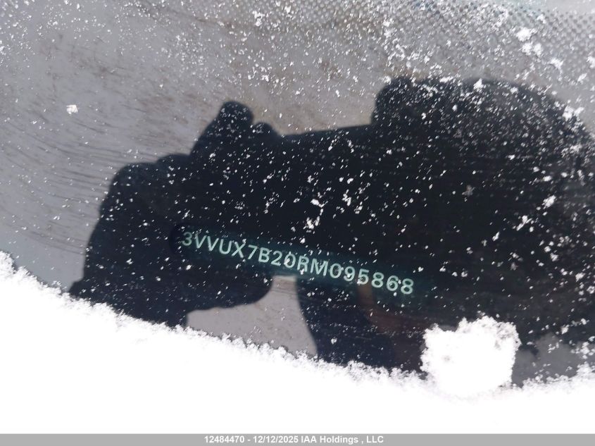 2024 Volkswagen Taos Se VIN: 3VVUX7B20RM095868 Lot: 12484470