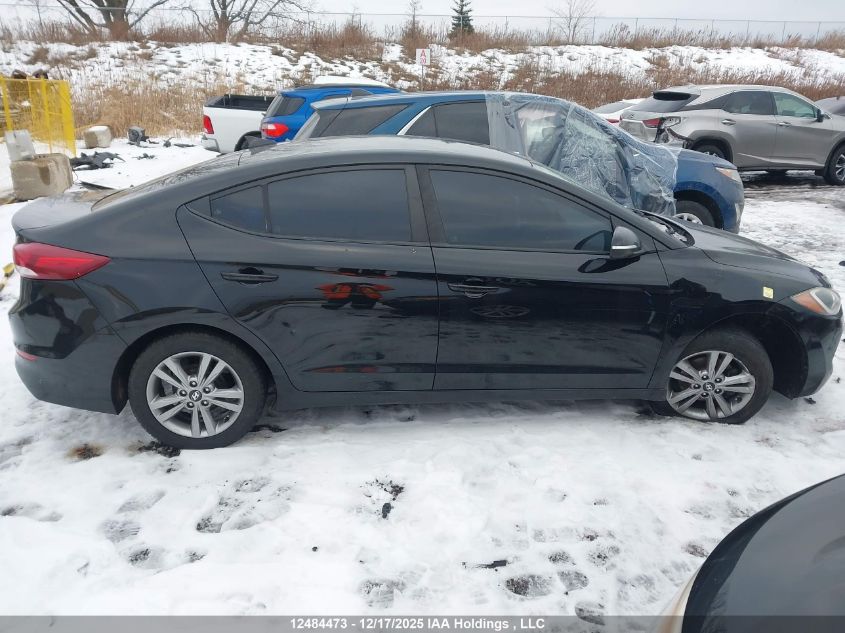 2017 Hyundai Elantra Gl VIN: KMHD84LF6HU348774 Lot: 12484473