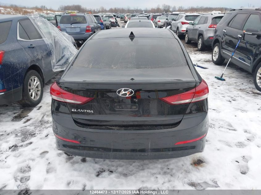 2017 Hyundai Elantra Gl VIN: KMHD84LF6HU348774 Lot: 12484473