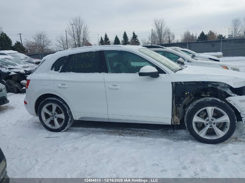 2020 Audi Q5 Premium Plus VIN: WA1BNAFY4L2070326 Lot: 12484513