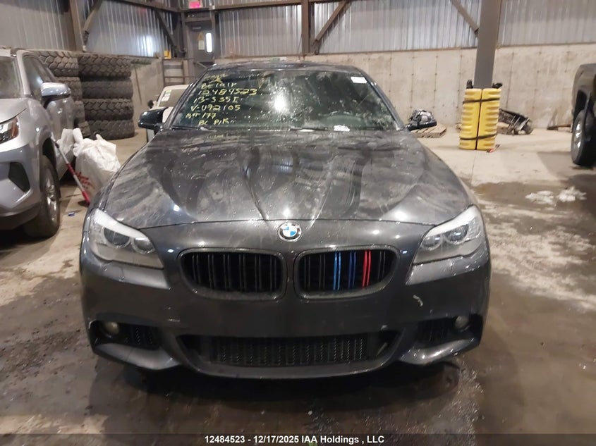 2013 BMW 5ER SEDAN 3.0L I-6 DI, DOHC, VVT, TURBO, 300HP