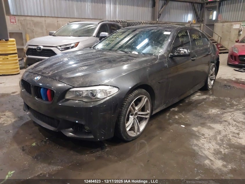 2013 BMW 5ER SEDAN 3.0L I-6 DI, DOHC, VVT, TURBO, 300HP