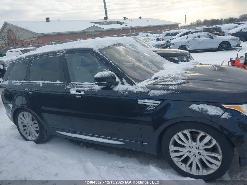 2016 Land Rover Range Rover Sport Diesel Td6 Hse VIN: SALWR2KF3GA584209 Lot: 12484532