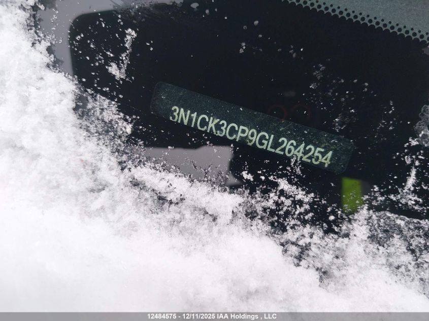 2016 Nissan Micra S/Sr/Sv VIN: 3N1CK3CP9GL264254 Lot: 12484575