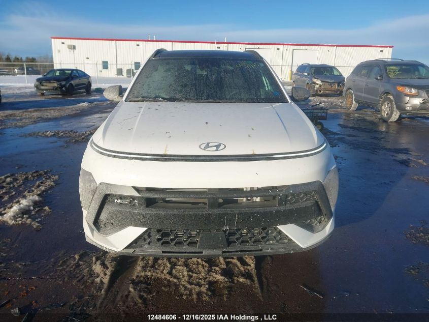 2025 Hyundai Kona N Line Awd VIN: KM8HACA30SU298986 Lot: 12484606