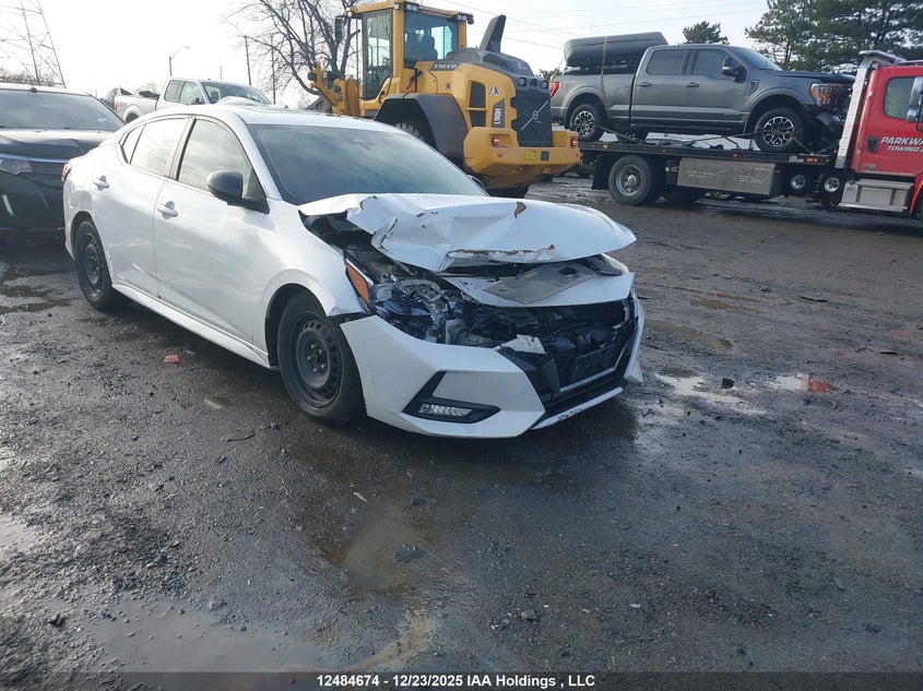 2021 Nissan Sentra Sr, Front, IAAI, VIN 3N1AB8DV3MY236322