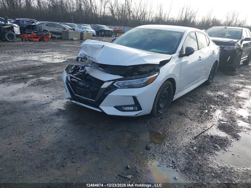2021 Nissan Sentra Sr, Front, IAAI, VIN 3N1AB8DV3MY236322 — photo 2