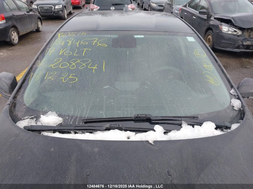 2017 Chevrolet Volt Lt VIN: 1G1RA6S53HU208841 Lot: 12484676
