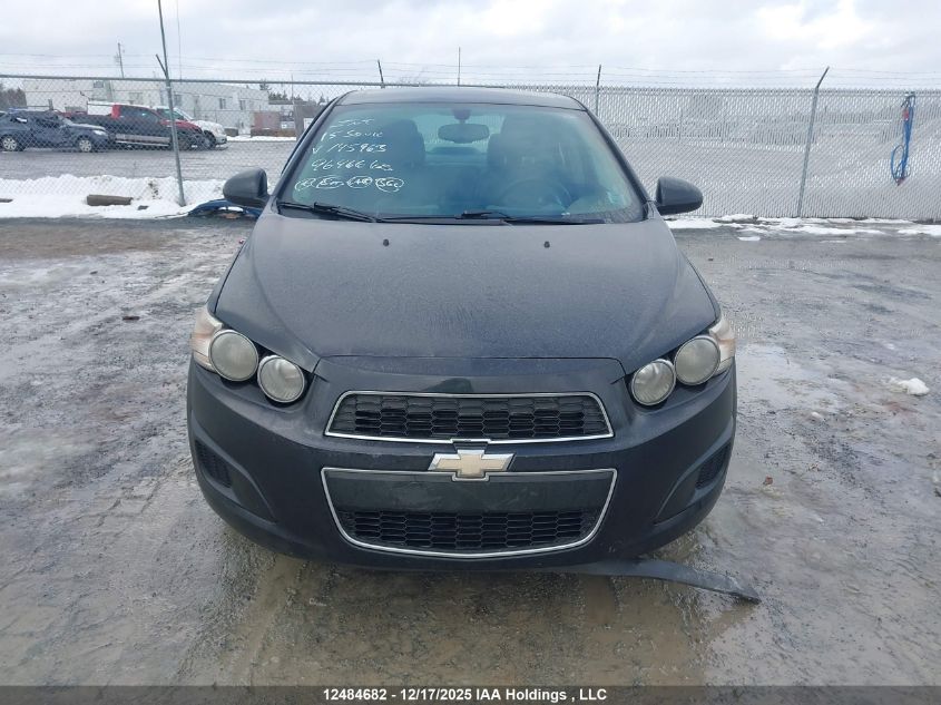 2015 Chevrolet Sonic Ls VIN: 1G1JA5SHXF4145963 Lot: 12484682
