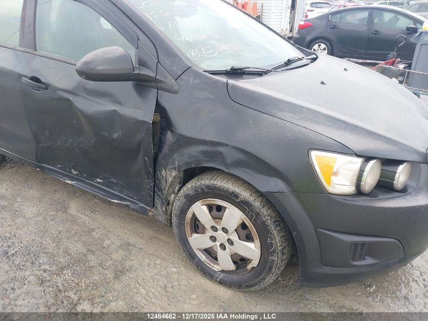 2015 Chevrolet Sonic Ls VIN: 1G1JA5SHXF4145963 Lot: 12484682