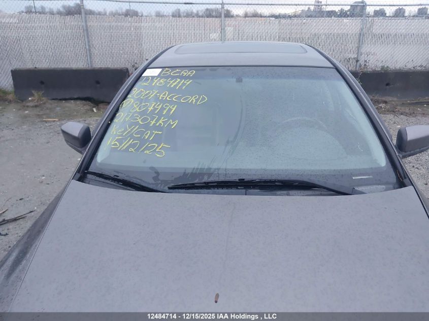 2007 Honda Accord Ex VIN: 1HGCM56777A807494 Lot: 12484714