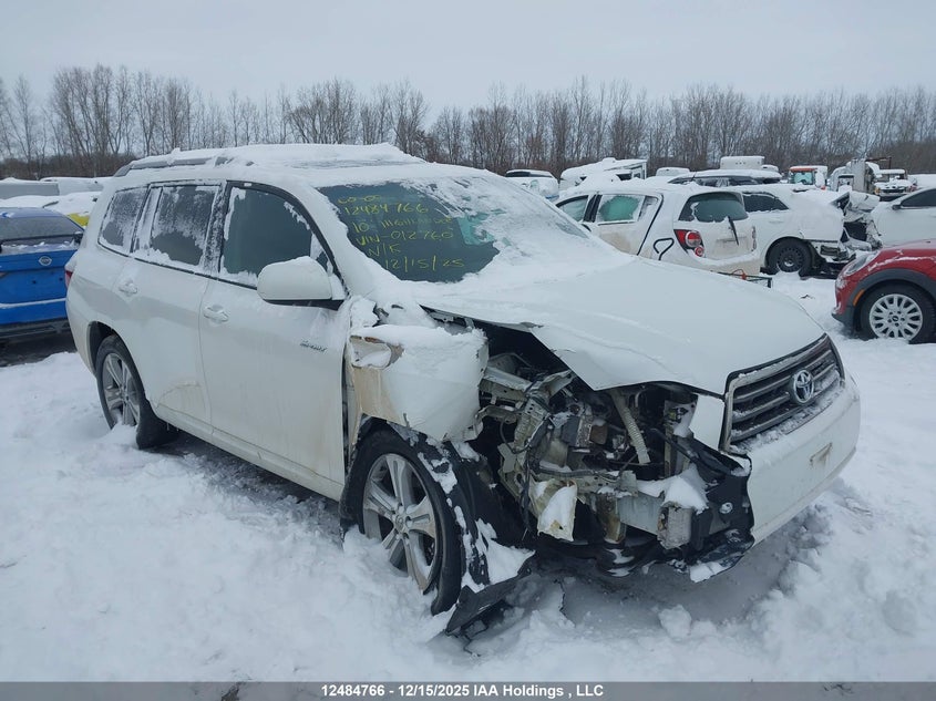 5TDEK3EH7AS012760 2010 Toyota Highlander V6 Sport auction photo 1