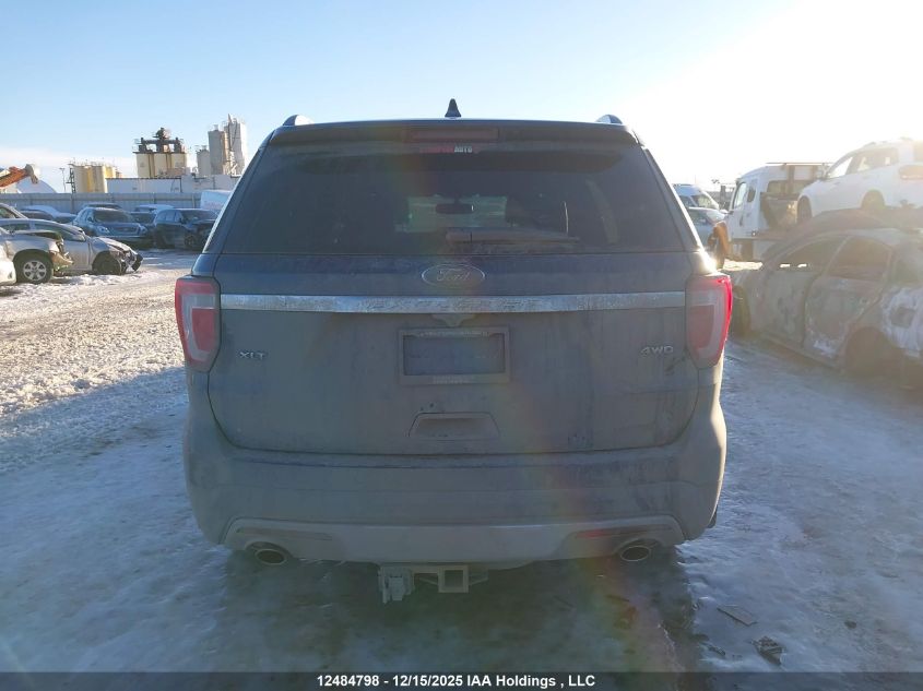 2017 Ford Explorer Xlt VIN: 1FM5K8D82HGD72694 Lot: 12484798