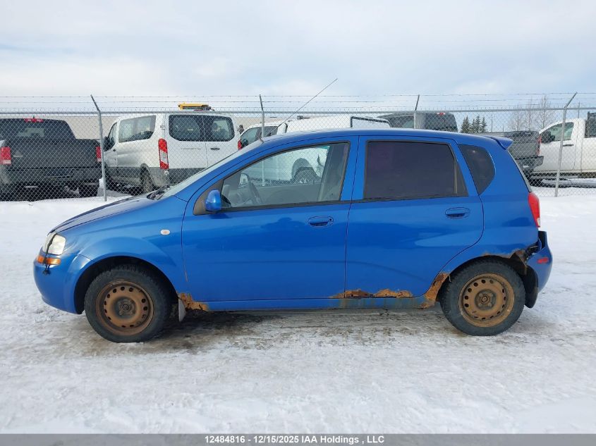 2005 Chevrolet Aveo Lt VIN: KL1TG62685B305861 Lot: 12484816