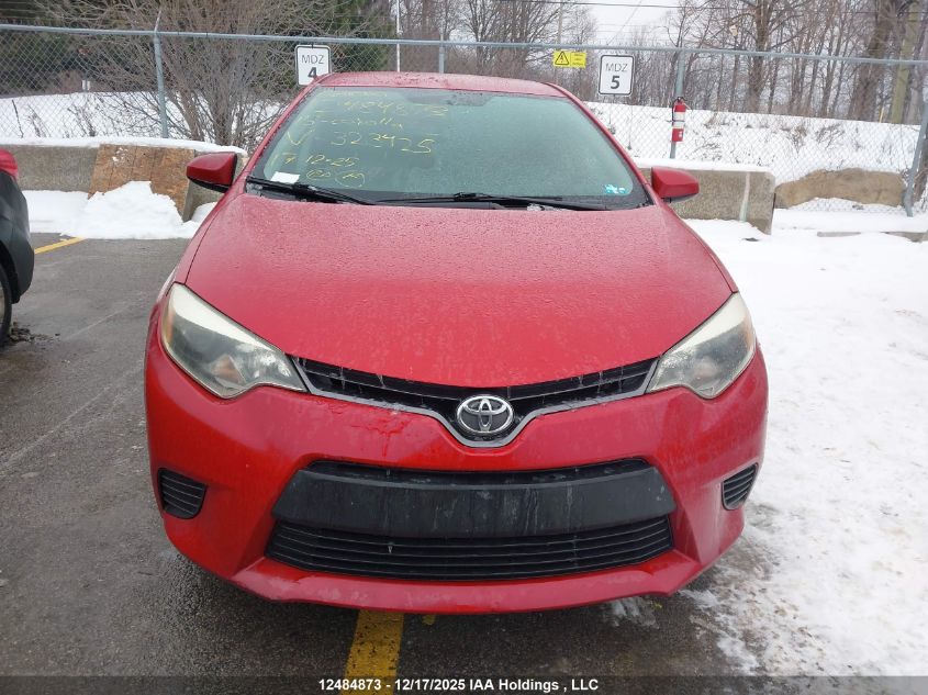 2015 Toyota Corolla Le VIN: 2T1BURHE1FC323425 Lot: 12484873