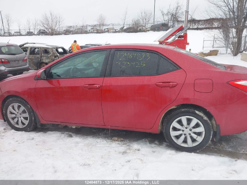 2015 Toyota Corolla Le VIN: 2T1BURHE1FC323425 Lot: 12484873