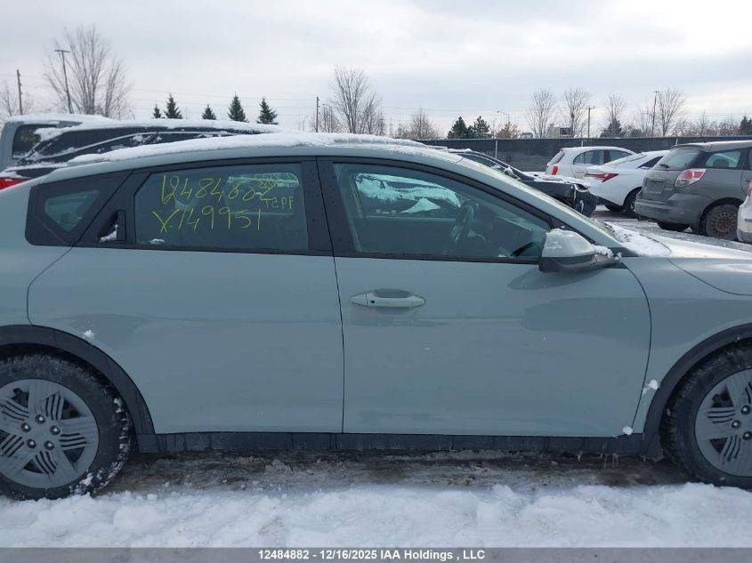 2025 Kia K4 Lx VIN: 3KPFT4DE5SE149951 Lot: 12484882