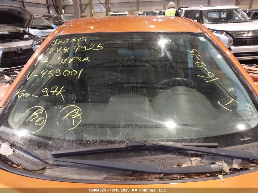 2017 Nissan Versa VIN: 3N1CE2CP2HL359001 Lot: 12484925