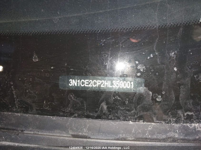 2017 Nissan Versa VIN: 3N1CE2CP2HL359001 Lot: 12484925