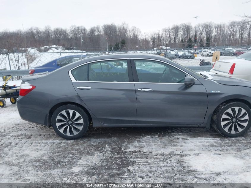 2015 Honda Accord Hybrid Touring VIN: 1HGCR6F79FA800214 Lot: 12484931