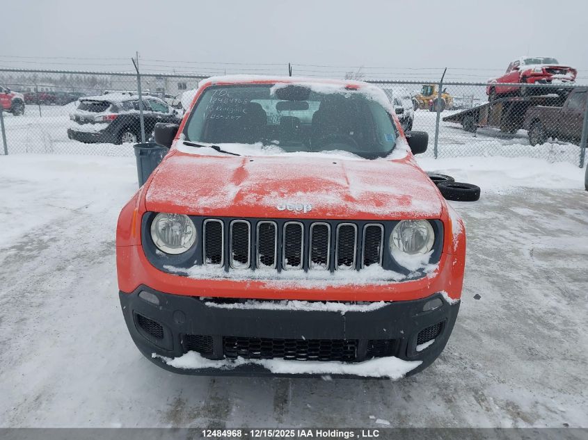 2015 Jeep Renegade Sport VIN: ZACCJBAT0FPB55267 Lot: 12484968