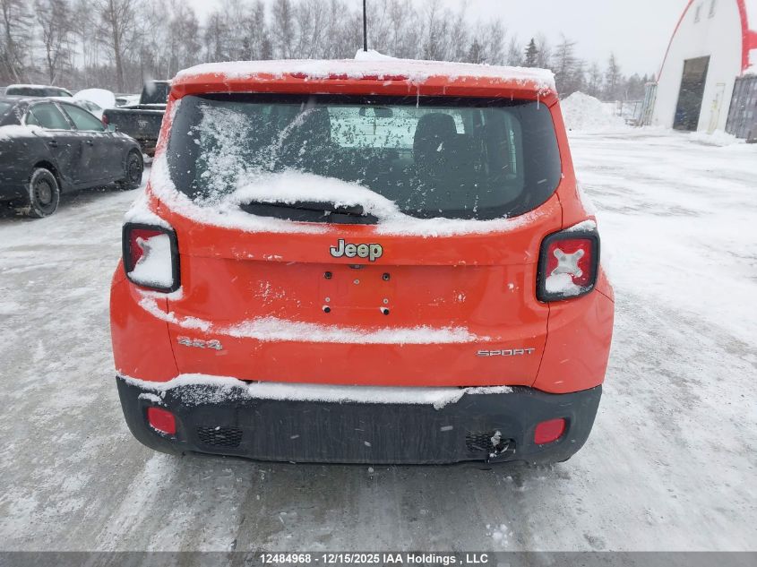 2015 Jeep Renegade Sport VIN: ZACCJBAT0FPB55267 Lot: 12484968