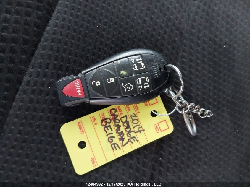 2014 Dodge Grand Caravan Se/Sxt VIN: 2C4RDGBGXER186495 Lot: 12484992