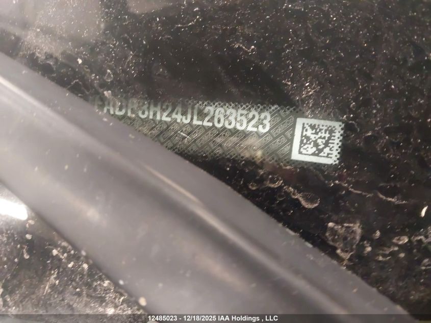 2018 Ford Focus Sel VIN: 1FADP3H24JL263523 Lot: 12485023