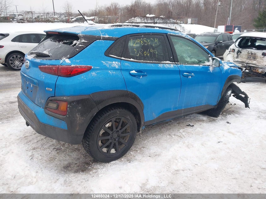 Vin: km8k6caa1ku380649, lot: 2871653, hyundai kona 20194