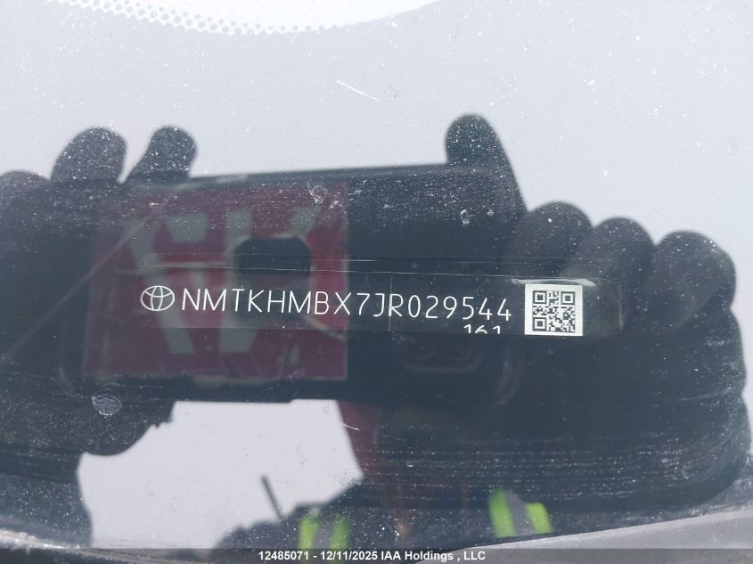 2018 Toyota C-Hr Xle VIN: NMTKHMBX7JR029544 Lot: 12485071