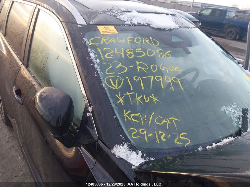 2023 Nissan Rogue Sv Midnight Edition/Sv Moonroof VIN: JN8BT3BB5PW197999 Lot: 12485086