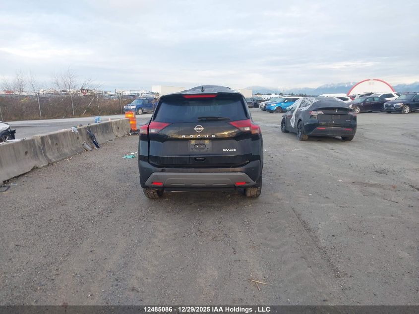 2023 Nissan Rogue Sv Midnight Edition/Sv Moonroof VIN: JN8BT3BB5PW197999 Lot: 12485086