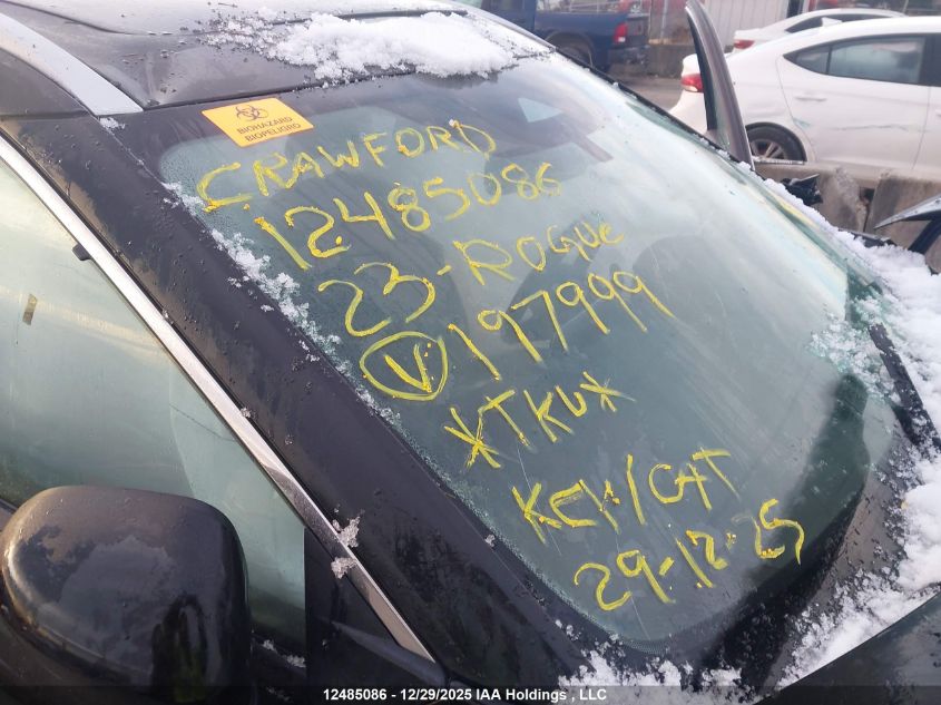 2023 Nissan Rogue Sv Midnight Edition/Sv Moonroof VIN: JN8BT3BB5PW197999 Lot: 12485086