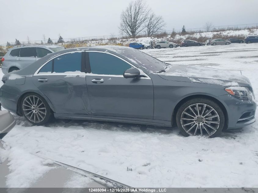 2016 Mercedes-Benz S 550 4Matic VIN: WDDUF8FB7GA251874 Lot: 12485094