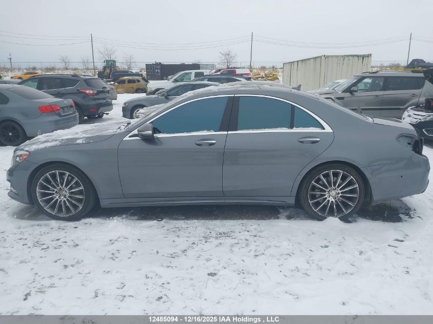 2016 Mercedes-Benz S 550 4Matic VIN: WDDUF8FB7GA251874 Lot: 12485094