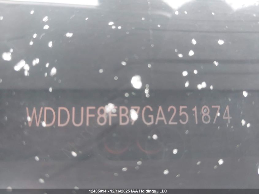 2016 Mercedes-Benz S 550 4Matic VIN: WDDUF8FB7GA251874 Lot: 12485094