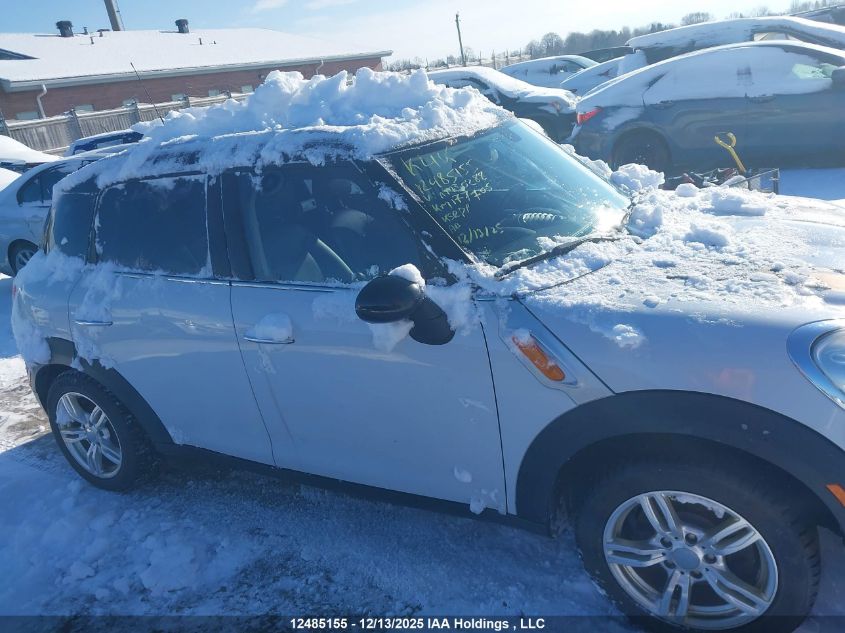 2012 Mini Cooper Countryman VIN: WMWZB3C53CWM30288 Lot: 12485155