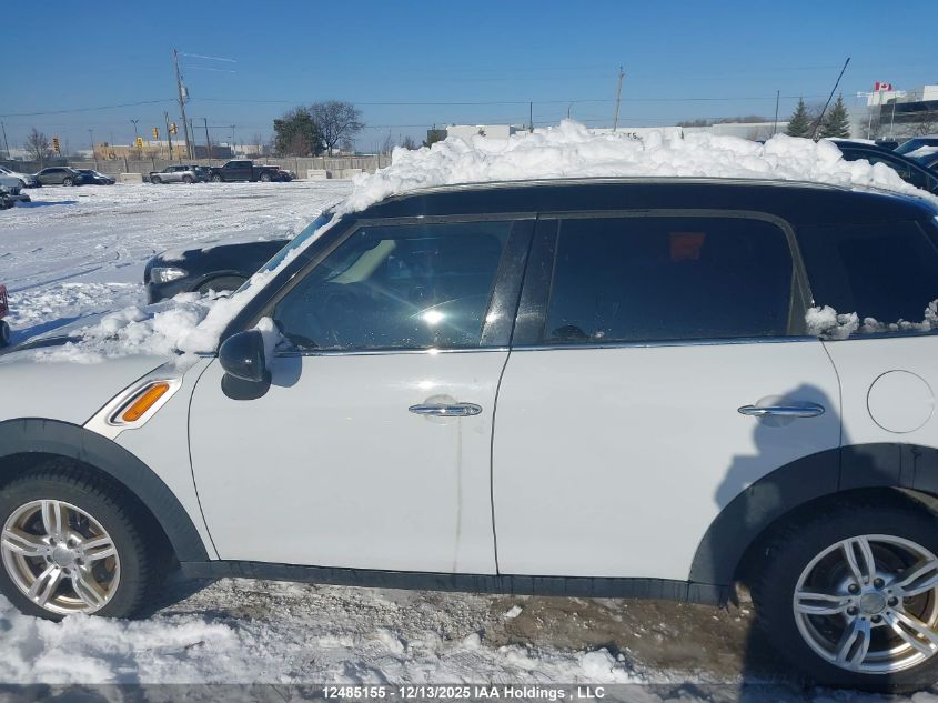 2012 Mini Cooper Countryman VIN: WMWZB3C53CWM30288 Lot: 12485155