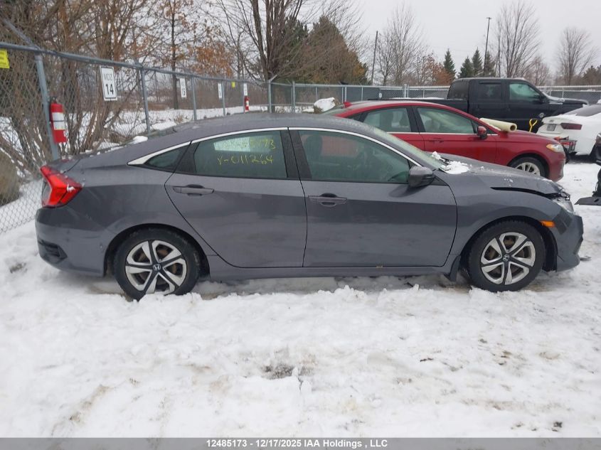 2017 Honda Civic Lx VIN: 2HGFC2F59HH011264 Lot: 12485173