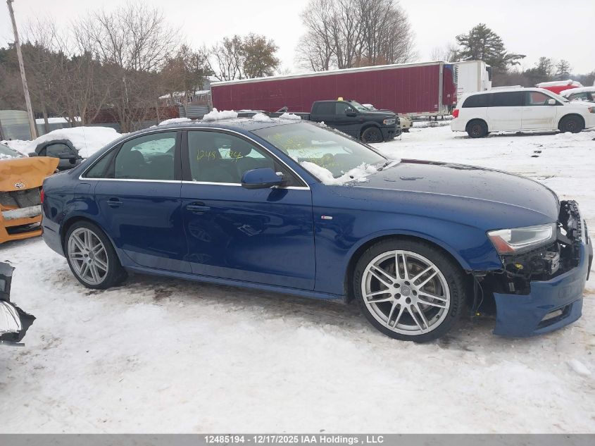 2013 Audi A4 2.0T Premium VIN: WAUHFCFLXDN011615 Lot: 12485194
