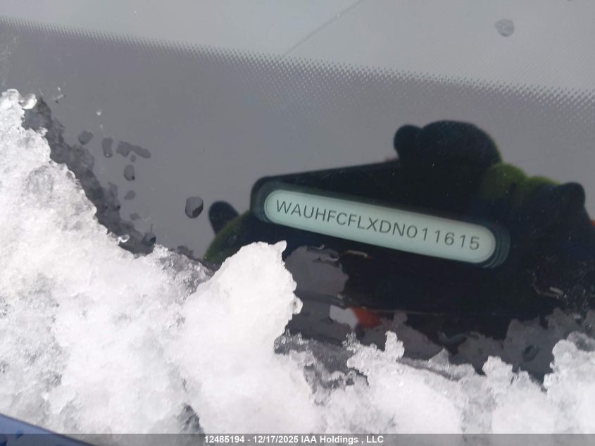 2013 Audi A4 2.0T Premium VIN: WAUHFCFLXDN011615 Lot: 12485194