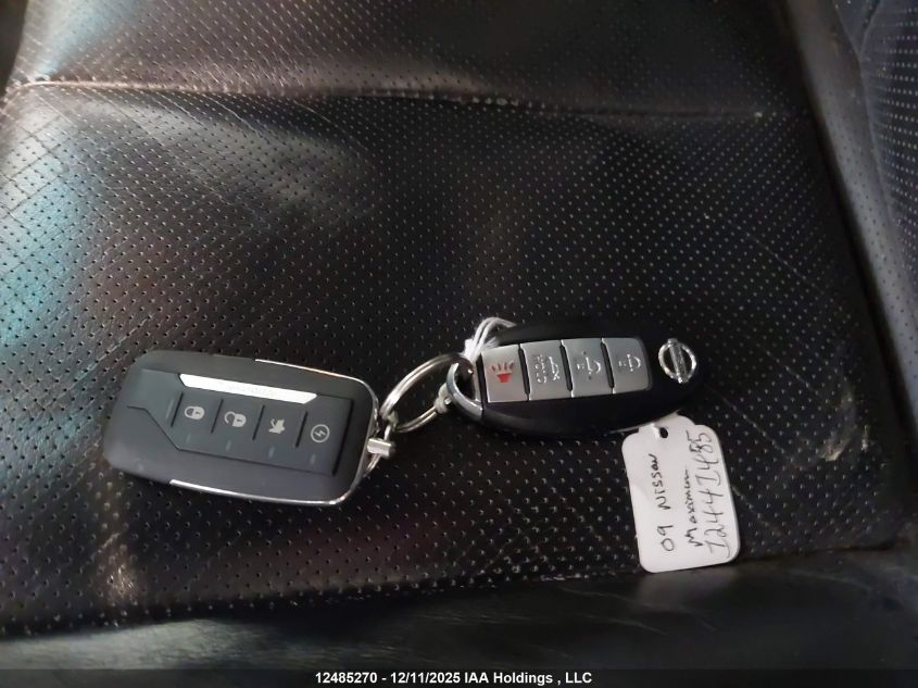 2009 Nissan Maxima 3.5 S VIN: 1N4AA51E39C857259 Lot: 12485270