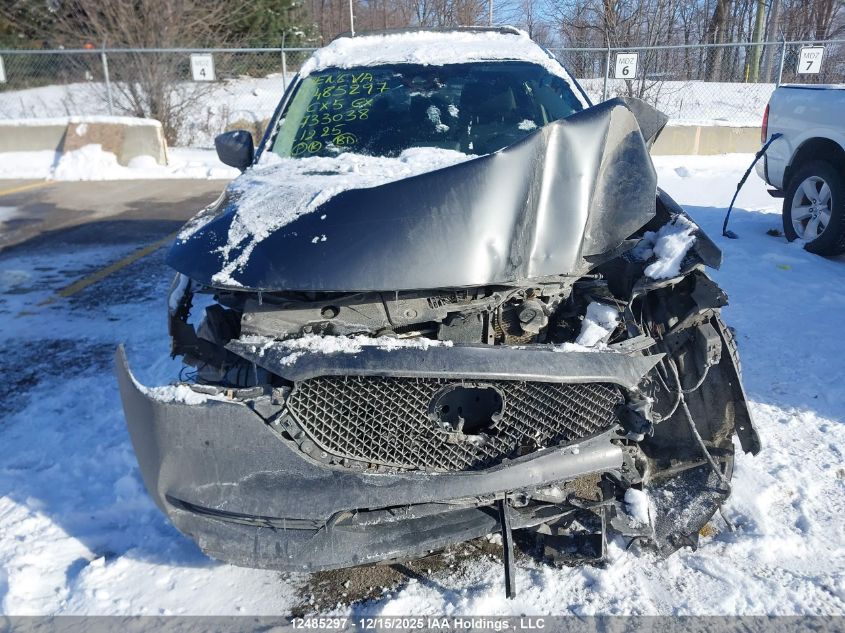 2020 Mazda Cx-5 Gx VIN: JM3KFBBL9L0733038 Lot: 12485297